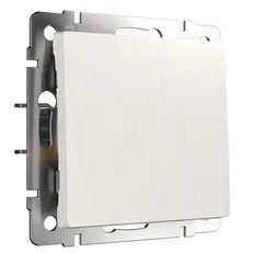 Изображение Выключатель одноклавишный W1110013 перламутровый рифленый